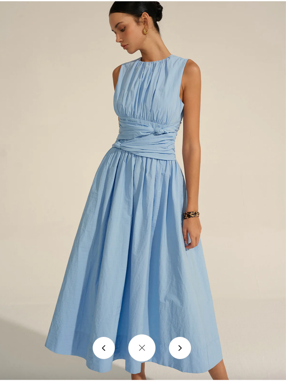 Copied -   NWT Commense Ruched Waist Maxi Dress  Sz L